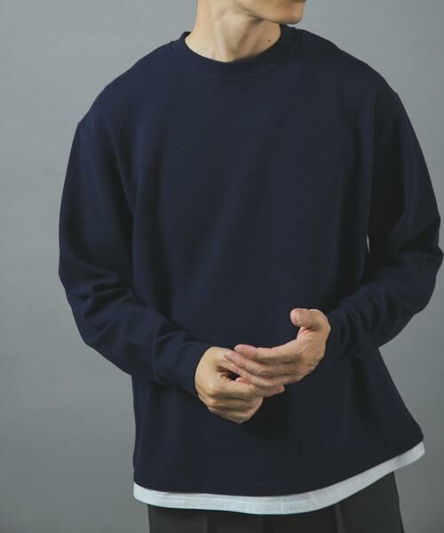 URBAN RESEARCH ITEMS / アーバンリサーチ アイテムズ Tシャツ | CVCリップルフェイクレイヤードカットソー | 詳細9