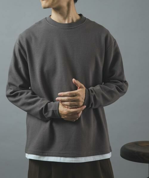 URBAN RESEARCH ITEMS / アーバンリサーチ アイテムズ Tシャツ | CVCリップルフェイクレイヤードカットソー | 詳細23