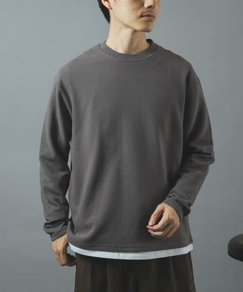 URBAN RESEARCH ITEMS / アーバンリサーチ アイテムズ Tシャツ | CVCリップルフェイクレイヤードカットソー | 詳細25