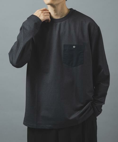 URBAN RESEARCH ITEMS / アーバンリサーチ アイテムズ Tシャツ | デニムライクデザインポケットカットソー | 詳細2