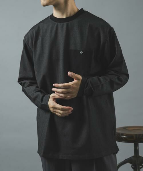 URBAN RESEARCH ITEMS / アーバンリサーチ アイテムズ Tシャツ | デニムライクデザインポケットカットソー | 詳細11