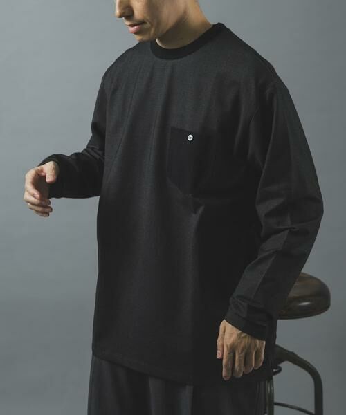 URBAN RESEARCH ITEMS / アーバンリサーチ アイテムズ Tシャツ | デニムライクデザインポケットカットソー | 詳細13