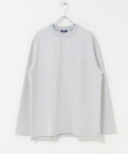 URBAN RESEARCH ITEMS / アーバンリサーチ アイテムズ Tシャツ | デニムライクデザインポケットカットソー（グレー系その他）