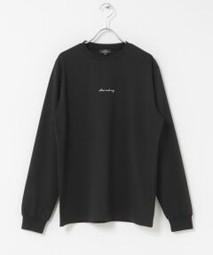 URBAN RESEARCH ITEMS / アーバンリサーチ アイテムズ Tシャツ | 刺繍TRストレッチポンチロングスリーブカットソー