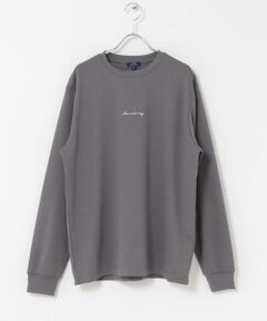 URBAN RESEARCH ITEMS / アーバンリサーチ アイテムズ Tシャツ | 刺繍TRストレッチポンチロングスリーブカットソー