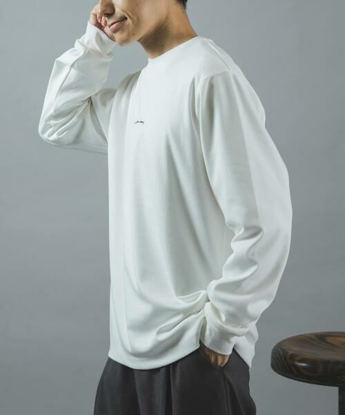 URBAN RESEARCH ITEMS / アーバンリサーチ アイテムズ Tシャツ | 刺繍TRストレッチポンチロングスリーブカットソー | 詳細4