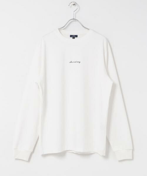 URBAN RESEARCH ITEMS / アーバンリサーチ アイテムズ Tシャツ | 刺繍TRストレッチポンチロングスリーブカットソー | 詳細6