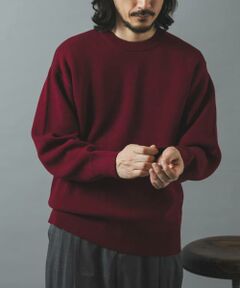 URBAN RESEARCH ITEMS / アーバンリサーチ アイテムズ ニット・セーター | スウェットタッチニット クルーネック Tops