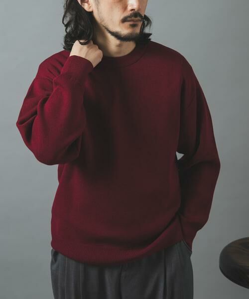 URBAN RESEARCH ITEMS / アーバンリサーチ アイテムズ ニット・セーター | スウェットタッチニット クルーネック Tops | 詳細5