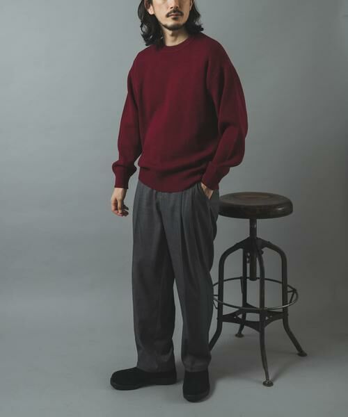 URBAN RESEARCH ITEMS / アーバンリサーチ アイテムズ ニット・セーター | スウェットタッチニット クルーネック Tops | 詳細6