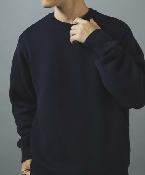 URBAN RESEARCH ITEMS / アーバンリサーチ アイテムズ ニット・セーター | スウェットタッチニット クルーネック Tops | 詳細9