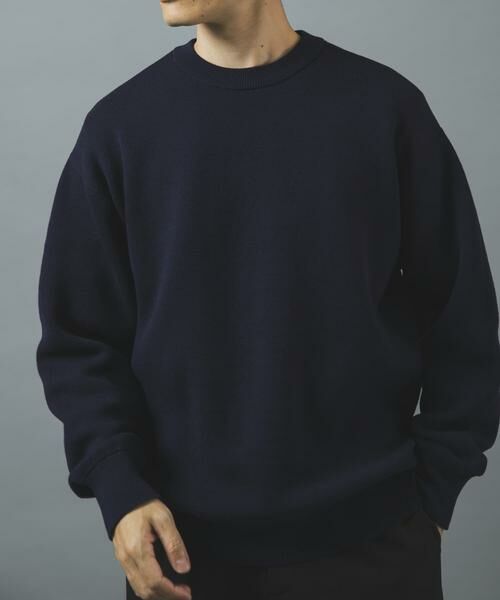 URBAN RESEARCH ITEMS / アーバンリサーチ アイテムズ ニット・セーター | スウェットタッチニット クルーネック Tops | 詳細10