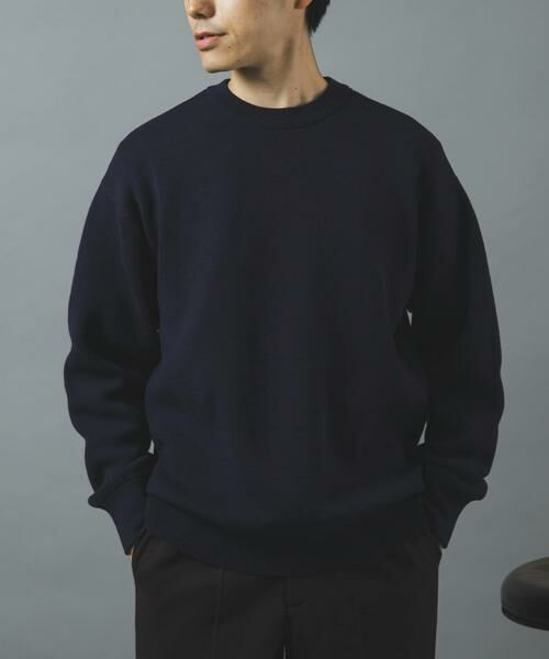URBAN RESEARCH ITEMS / アーバンリサーチ アイテムズ ニット・セーター | スウェットタッチニット クルーネック Tops | 詳細13
