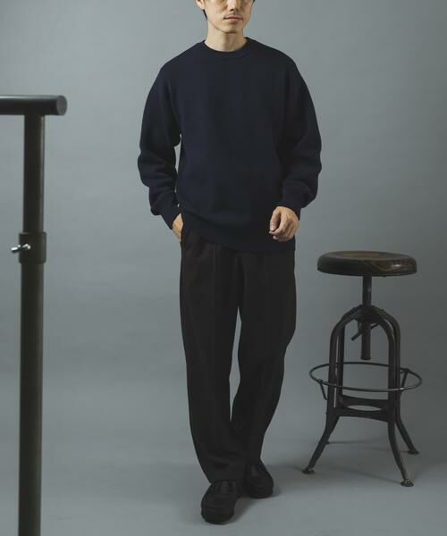 URBAN RESEARCH ITEMS / アーバンリサーチ アイテムズ ニット・セーター | スウェットタッチニット クルーネック Tops | 詳細14