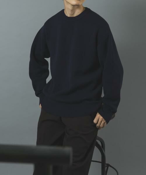 URBAN RESEARCH ITEMS / アーバンリサーチ アイテムズ ニット・セーター | スウェットタッチニット クルーネック Tops | 詳細15