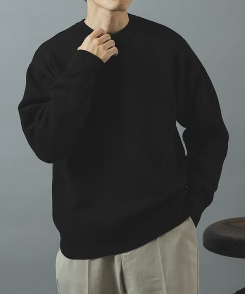 URBAN RESEARCH ITEMS / アーバンリサーチ アイテムズ ニット・セーター | スウェットタッチニット クルーネック Tops | 詳細21