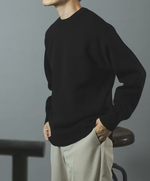 URBAN RESEARCH ITEMS / アーバンリサーチ アイテムズ ニット・セーター | スウェットタッチニット クルーネック Tops | 詳細23