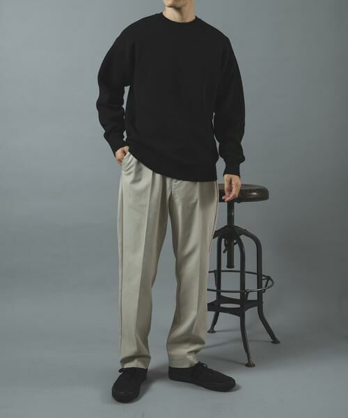 URBAN RESEARCH ITEMS / アーバンリサーチ アイテムズ ニット・セーター | スウェットタッチニット クルーネック Tops | 詳細25
