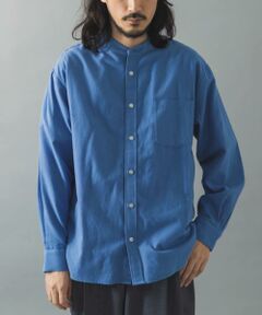URBAN RESEARCH ITEMS / アーバンリサーチ アイテムズ シャツ・ブラウス | ソフトタッチフランネルバンドカラーシャツ