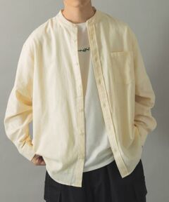 URBAN RESEARCH ITEMS / アーバンリサーチ アイテムズ シャツ・ブラウス | ソフトタッチフランネルバンドカラーシャツ