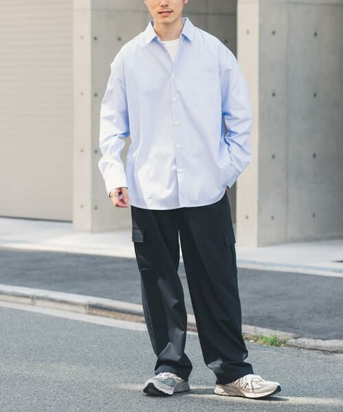 URBAN RESEARCH ITEMS / アーバンリサーチ アイテムズ シャツ・ブラウス | 『イージーケア/UVカット』高機能 ストライプレギュラーカラーシャツ | 詳細4