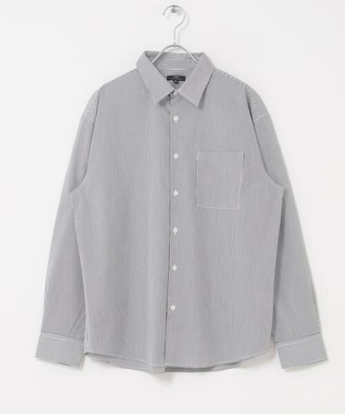 URBAN RESEARCH ITEMS / アーバンリサーチ アイテムズ シャツ・ブラウス | 『イージーケア/UVカット』高機能 ストライプレギュラーカラーシャツ | 詳細23