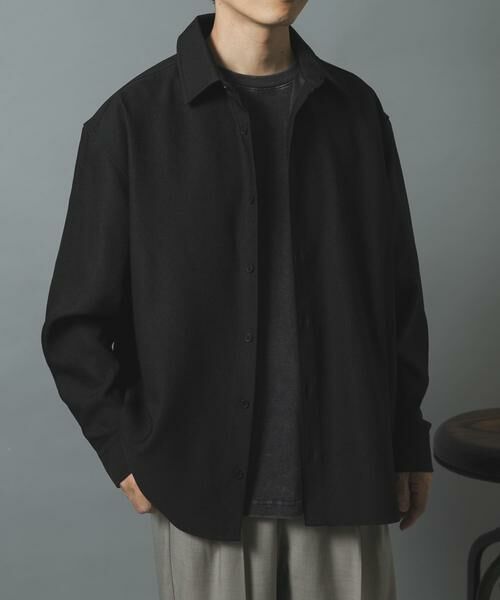 URBAN RESEARCH ITEMS / アーバンリサーチ アイテムズ シャツ・ブラウス | 『イージーケア』ストレッチデニムライク レギュラーカラーシャツ | 詳細14