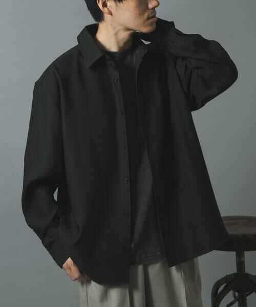 URBAN RESEARCH ITEMS / アーバンリサーチ アイテムズ シャツ・ブラウス | 『イージーケア』ストレッチデニムライク レギュラーカラーシャツ | 詳細15