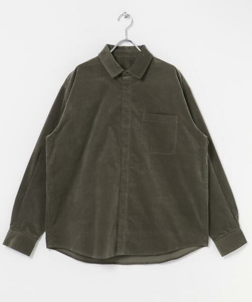 URBAN RESEARCH ITEMS / アーバンリサーチ アイテムズ シャツ・ブラウス | ストレッチコーデュロイ レギュラーカラーシャツ | 詳細7
