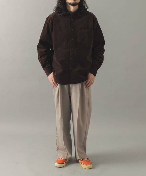 URBAN RESEARCH ITEMS / アーバンリサーチ アイテムズ シャツ・ブラウス | ストレッチコーデュロイ レギュラーカラーシャツ | 詳細22