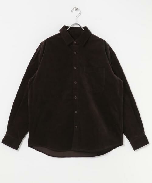 URBAN RESEARCH ITEMS / アーバンリサーチ アイテムズ シャツ・ブラウス | ストレッチコーデュロイ レギュラーカラーシャツ | 詳細23