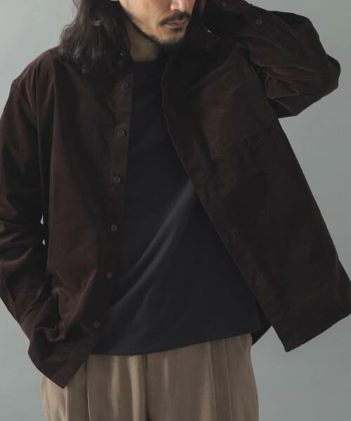 URBAN RESEARCH ITEMS / アーバンリサーチ アイテムズ シャツ・ブラウス | ストレッチコーデュロイ レギュラーカラーシャツ | 詳細11