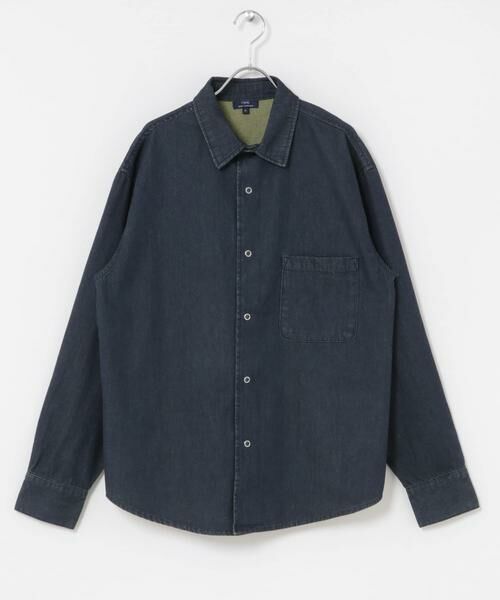 URBAN RESEARCH ITEMS / アーバンリサーチ アイテムズ シャツ・ブラウス | フェードデニムリングドットボタンシャツ | 詳細17