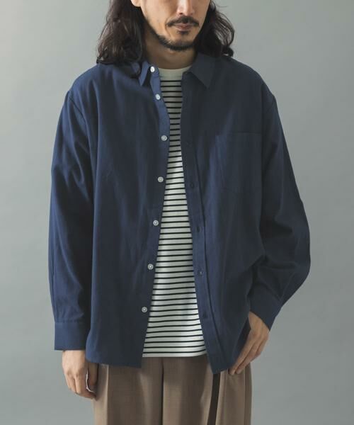 URBAN RESEARCH ITEMS / アーバンリサーチ アイテムズ シャツ・ブラウス | ソフトタッチフランネルレギュラーカラーシャツ | 詳細11
