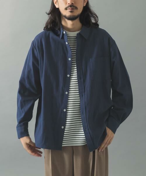URBAN RESEARCH ITEMS / アーバンリサーチ アイテムズ シャツ・ブラウス | ソフトタッチフランネルレギュラーカラーシャツ | 詳細12