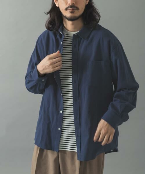 URBAN RESEARCH ITEMS / アーバンリサーチ アイテムズ シャツ・ブラウス | ソフトタッチフランネルレギュラーカラーシャツ | 詳細13