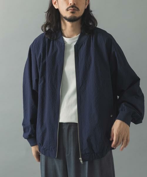URBAN RESEARCH ITEMS / アーバンリサーチ アイテムズ ブルゾン | シアサッカー ライトブルゾン | 詳細5