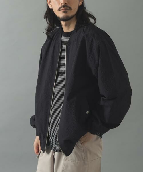 URBAN RESEARCH ITEMS / アーバンリサーチ アイテムズ ブルゾン | シアサッカー ライトブルゾン | 詳細24