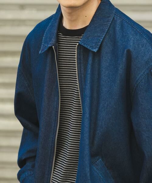 URBAN RESEARCH ITEMS / アーバンリサーチ アイテムズ ブルゾン | Denim Zip Up Blouson | 詳細1