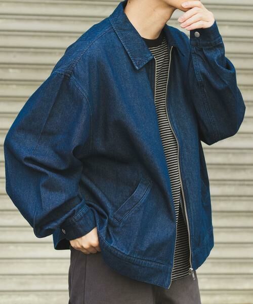 URBAN RESEARCH ITEMS / アーバンリサーチ アイテムズ ブルゾン | Denim Zip Up Blouson | 詳細3
