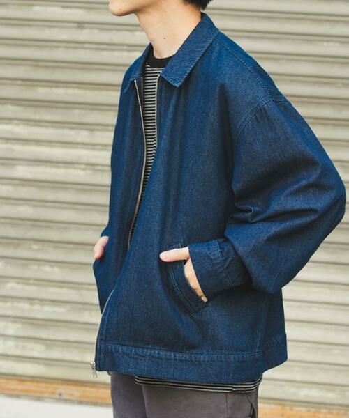 URBAN RESEARCH ITEMS / アーバンリサーチ アイテムズ ブルゾン | Denim Zip Up Blouson | 詳細5