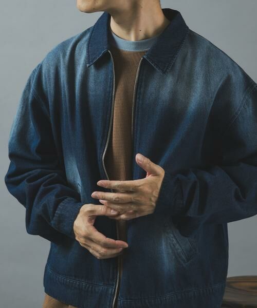 URBAN RESEARCH ITEMS / アーバンリサーチ アイテムズ ブルゾン | Denim Zip Up Blouson | 詳細13