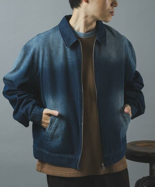 URBAN RESEARCH ITEMS / アーバンリサーチ アイテムズ ブルゾン | Denim Zip Up Blouson | 詳細17