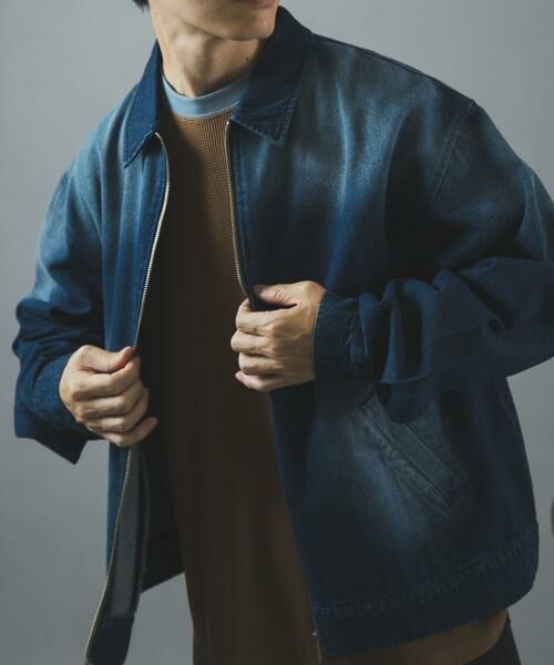 URBAN RESEARCH ITEMS / アーバンリサーチ アイテムズ ブルゾン | Denim Zip Up Blouson(ブルー系その他)