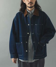 URBAN RESEARCH ITEMS / アーバンリサーチ アイテムズ その他アウター | 襟コーデュロイデニムカバーオールジャケット