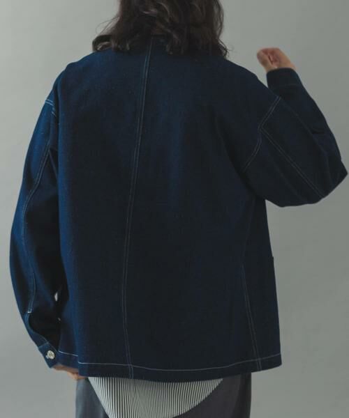 URBAN RESEARCH ITEMS / アーバンリサーチ アイテムズ その他アウター | 襟コーデュロイデニムカバーオールジャケット | 詳細4