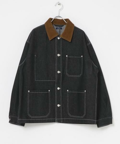 URBAN RESEARCH ITEMS / アーバンリサーチ アイテムズ その他アウター | 襟コーデュロイデニムカバーオールジャケット | 詳細22