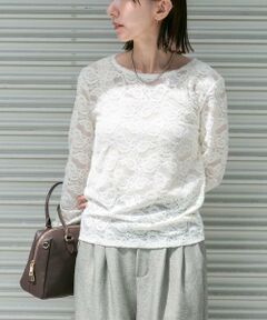 URBAN RESEARCH ITEMS / アーバンリサーチ アイテムズ Tシャツ | 起毛レースプルオーバー