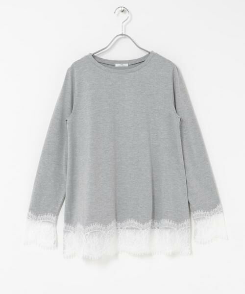 URBAN RESEARCH ITEMS / アーバンリサーチ アイテムズ Tシャツ | レースコンビロングTシャツ | 詳細10