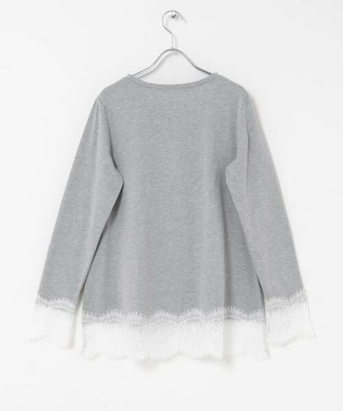 URBAN RESEARCH ITEMS / アーバンリサーチ アイテムズ Tシャツ | レースコンビロングTシャツ | 詳細11